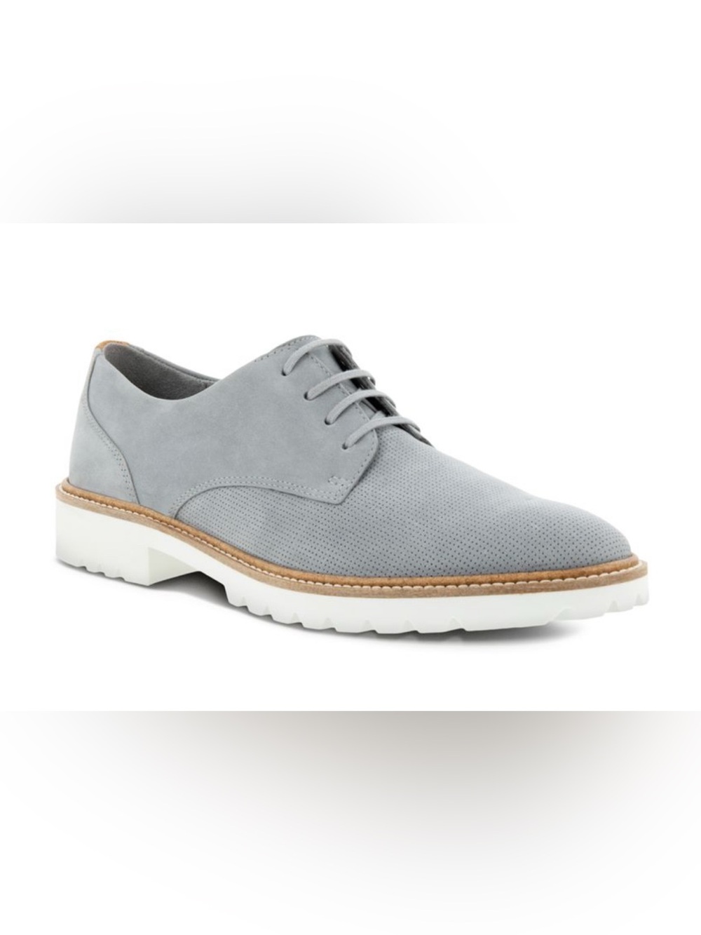 Ecco Modern Tailored Women’s Oxford Shoes Sz EU 39 Gray